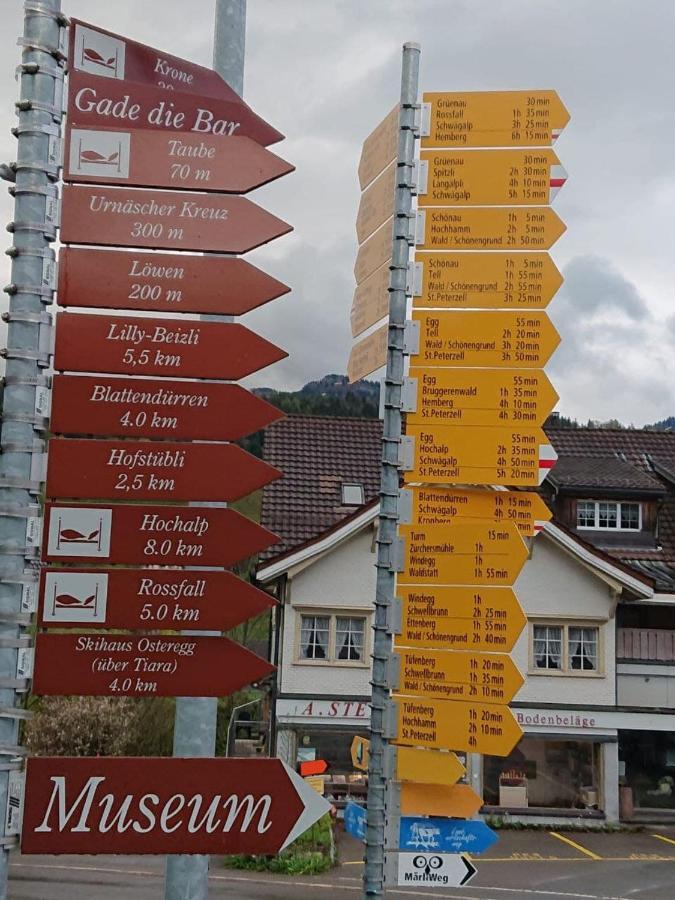 Backpacker Bären, einfaches Privatzimmer Urnäsch Exterior foto